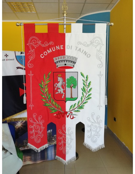 Gonfalone Ricamato Comuni (con code)