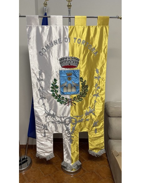 Gonfalone Ricamato Comuni (con code)