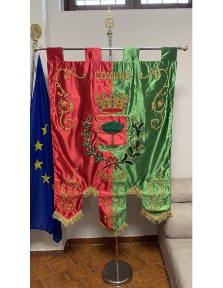 Gonfalone Ricamato Comuni (con code)