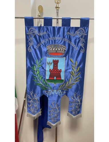 Gonfalone Ricamato Comuni (con code)