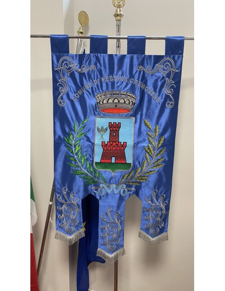 Gonfalone Ricamato Comuni (con code)