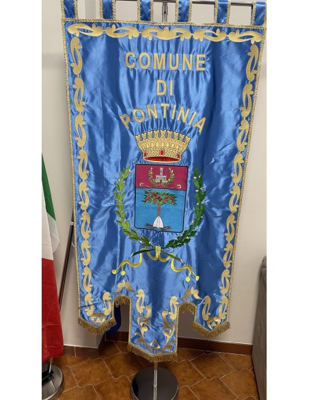 Gonfalone Ricamato Comuni (con code)
