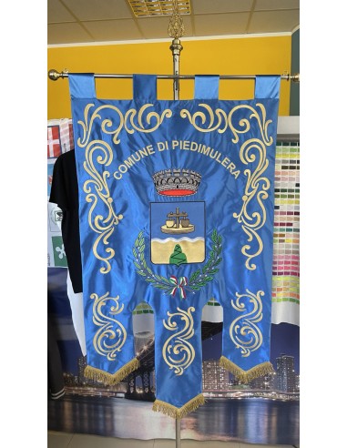 Gonfalone Ricamato Comuni (con code)