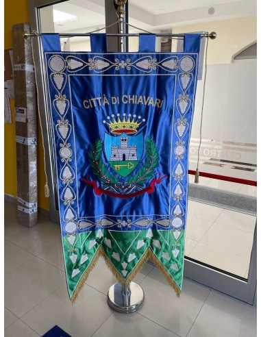 Gonfalone Ricamato Comuni (con code)