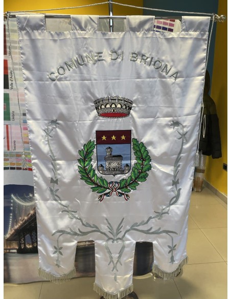 Gonfalone Ricamato Comuni (con code)