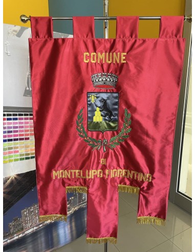 Gonfalone Ricamato Comuni (con code)