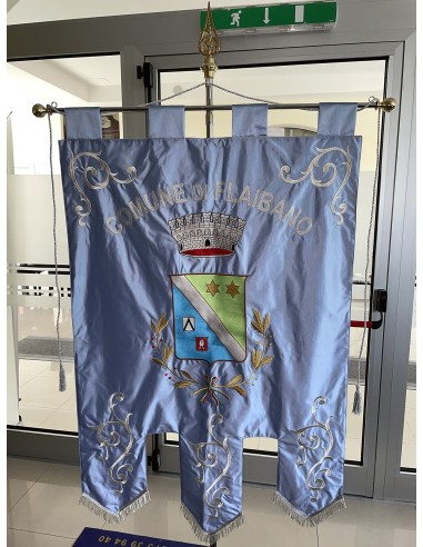 Gonfalone Ricamato Comuni (con code)