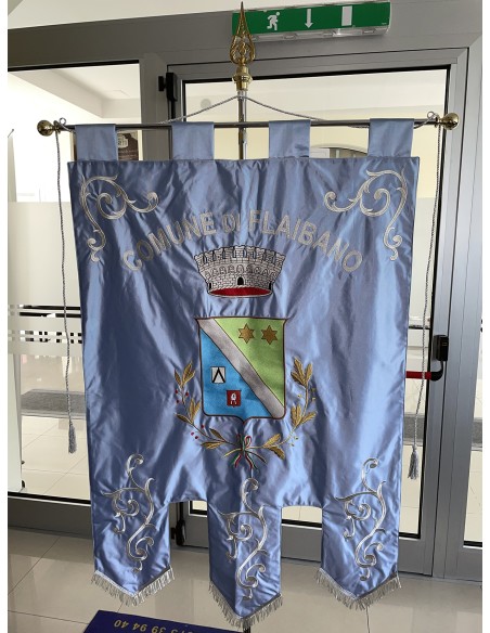 Gonfalone Ricamato Comuni (con code)
