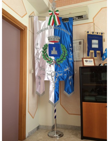 Gonfalone Ricamato Comuni (con code)