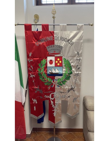 Gonfalone Ricamato Comuni (con code)