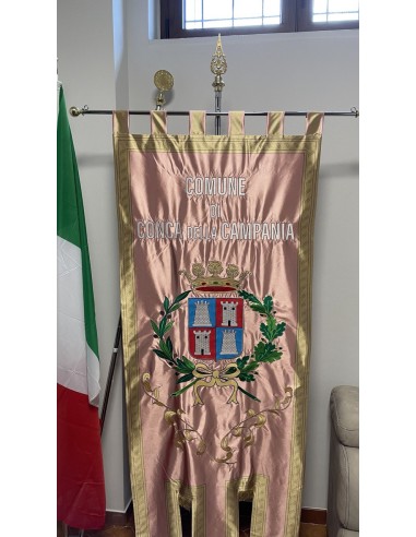Gonfalone Ricamato Comuni (con code)