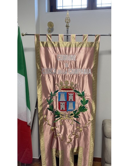 Gonfalone Ricamato Comuni (con code)