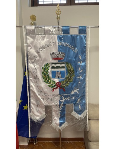 Gonfalone Ricamato Comuni (con code)