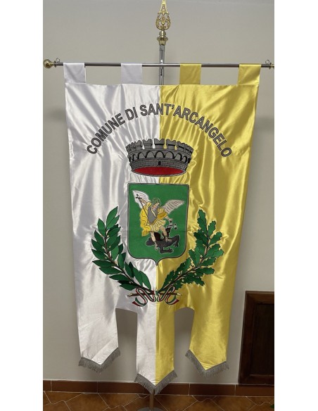 Gonfalone Ricamato Comuni (con code)