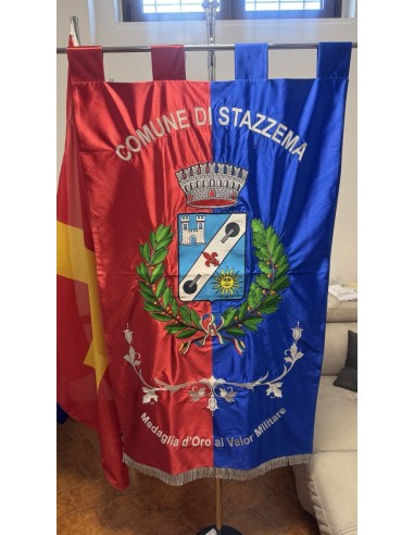 Gonfalone Ricamato Comuni (senza code)