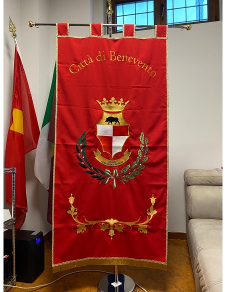Gonfalone Ricamato Comuni (senza code)