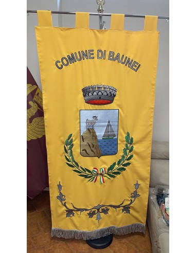 Gonfalone Ricamato Comuni (senza code)