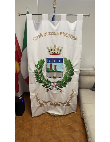 Gonfalone Ricamato Comuni (senza code)