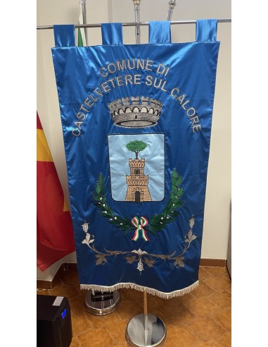 Gonfalone Ricamato Comuni (senza code)