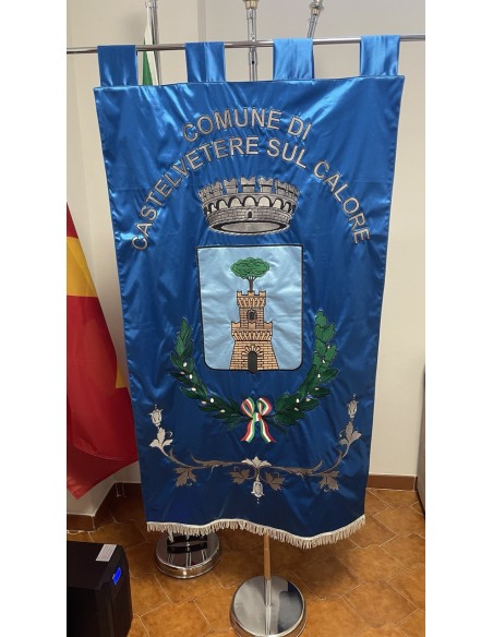 Gonfalone Ricamato Comuni (senza code)