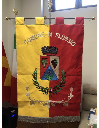 Gonfalone Ricamato Comuni (senza code)