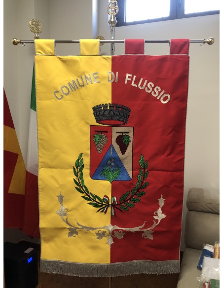 Gonfalone Ricamato Comuni (senza code)