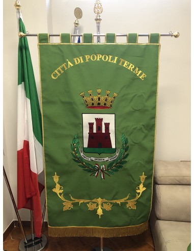 Gonfalone Ricamato Comuni (senza code)