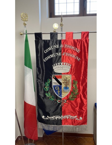 Gonfalone Ricamato Comuni (senza code)