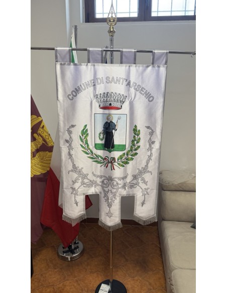 Gonfalone Stampato Comuni con code