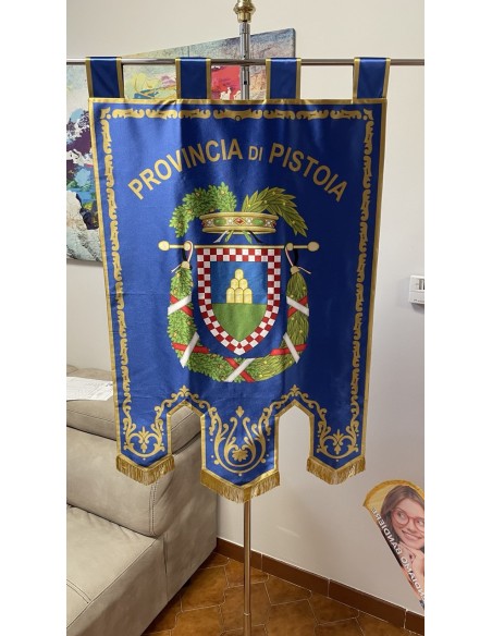Gonfalone Stampato Comuni con code
