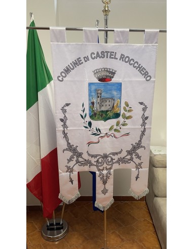 Gonfalone Stampato Comuni con code