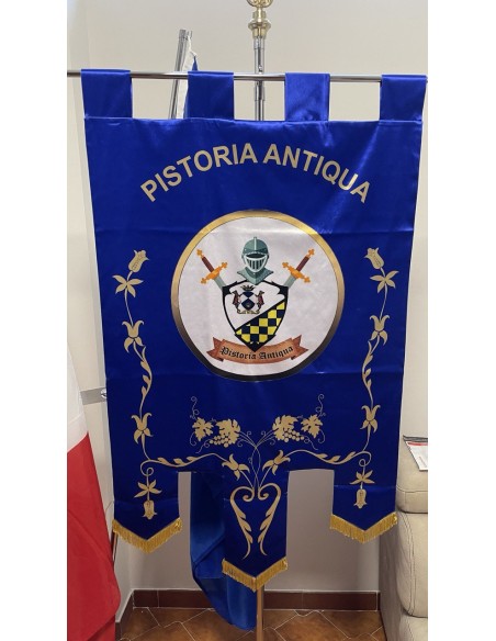 Gonfalone Stampato Comuni con code