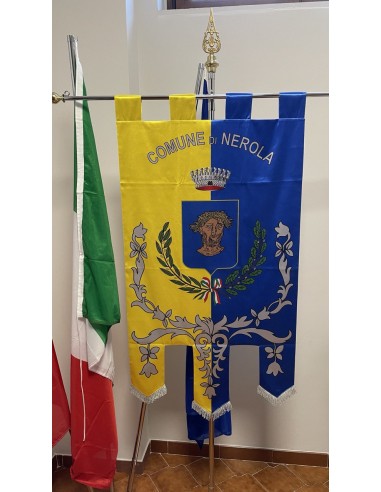 Gonfalone Stampato Comuni con code