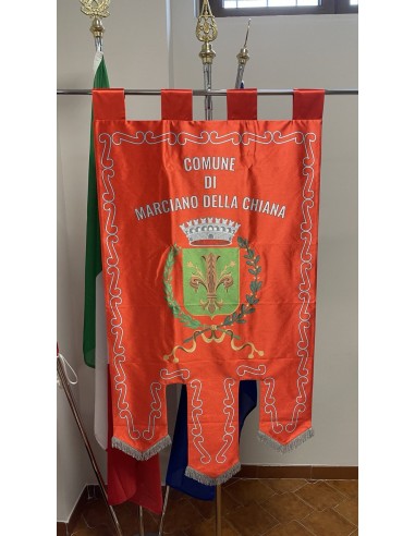 Gonfalone Stampato Comuni con code