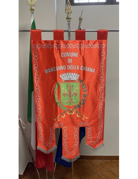Gonfalone Stampato Comuni con code