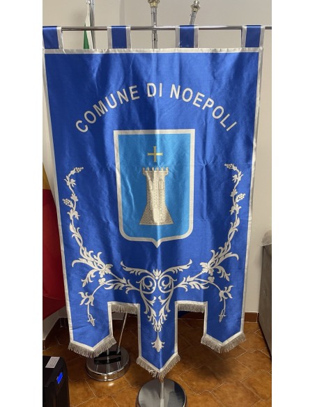 Gonfalone Stampato Comuni con code
