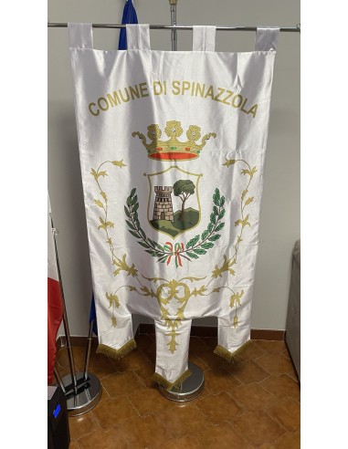 Gonfalone Stampato Comuni con code
