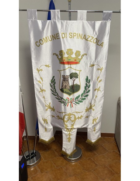 Gonfalone Stampato Comuni con code