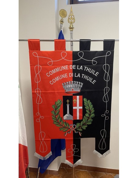 Gonfalone Stampato Comuni con code