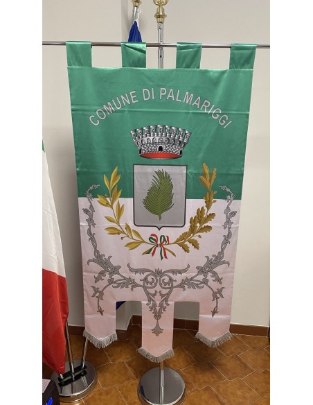 Gonfalone Stampato Comuni con code