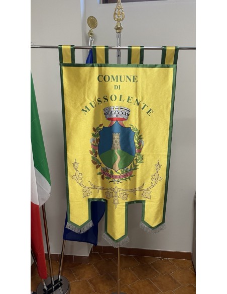 Gonfalone Stampato Comuni con code
