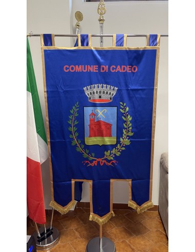 Gonfalone Stampato Comuni con code