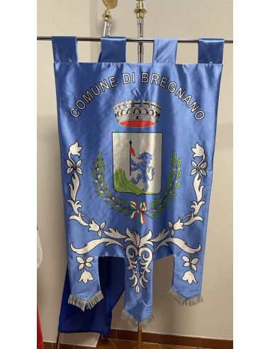 Gonfalone Stampato Comuni con code
