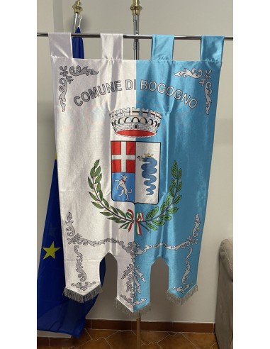 Gonfalone Stampato Comuni con code