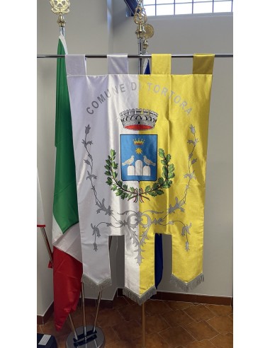 Gonfalone Stampato Comuni con code