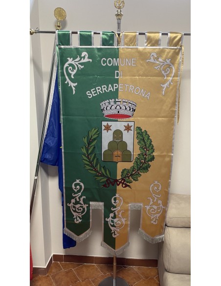 Gonfalone Stampato Comuni con code