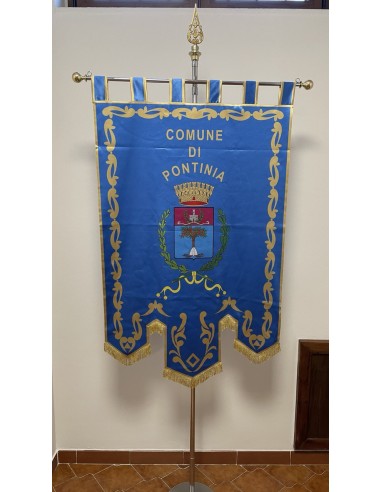 Gonfalone Stampato Comuni con code
