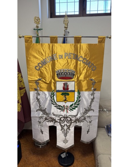 Gonfalone Ricamato Comuni (con code)