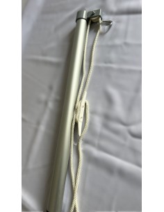 Asta alluminio anodizzato diam. 32 mm. con carrucola e pomo 2