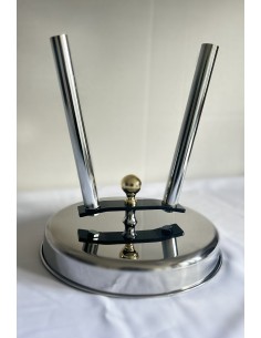 Base cromata da interno a 2 posti.